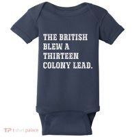 The British Blew A 13 Colony Lead Funny Philadelphia Baby Bodysuit thumb 0