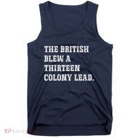 The British Blew A 13 Colony Lead Funny Philadelphia Tank Top thumb 0