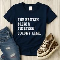 The British Blew A 13 Colony Lead Funny Philadelphia Women's T-Shirt thumb 3