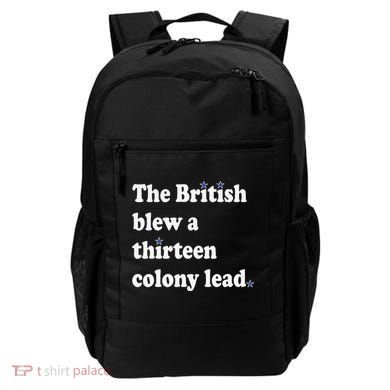 The British Blew A Thirteen Colony Lead Backpack