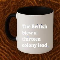 The British Blew A Thirteen Colony Lead Coffee Mug thumb 2