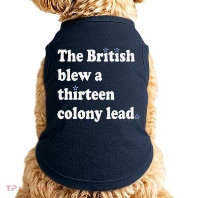 The British Blew A Thirteen Colony Lead Doggie Tank