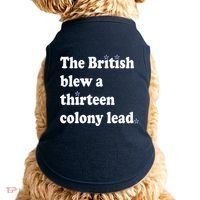 The British Blew A Thirteen Colony Lead Doggie Tank thumb 0