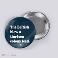 The British Blew A Thirteen Colony Lead Button thumb 0