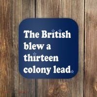 The British Blew A Thirteen Colony Lead Coaster thumb 0
