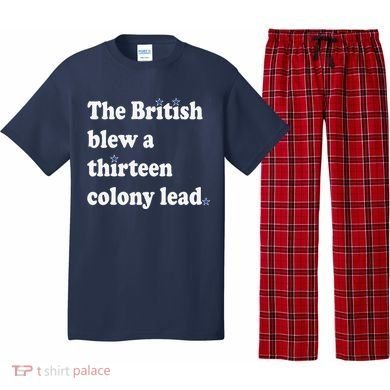 The British Blew A Thirteen Colony Lead Pajama Set