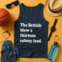 The British Blew A Thirteen Colony Lead Tank Top thumb 4