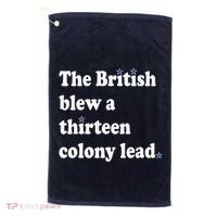 The British Blew A Thirteen Colony Lead Golf Towel thumb 0