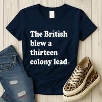 The British Blew A Thirteen Colony Lead Women's T-Shirt thumb 3