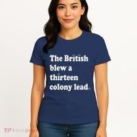 The British Blew A Thirteen Colony Lead Women's T-Shirt thumb 4