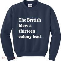 The British Blew A Thirteen Colony Lead Kids Sweatshirt thumb 0