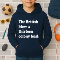 The British Blew A Thirteen Colony Lead Kids Hoodie thumb 2
