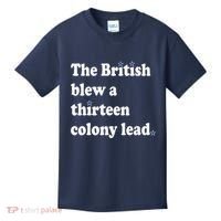 The British Blew A Thirteen Colony Lead Kids T-Shirt thumb 0