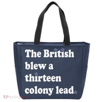 The British Blew A Thirteen Colony Lead Tote Bag