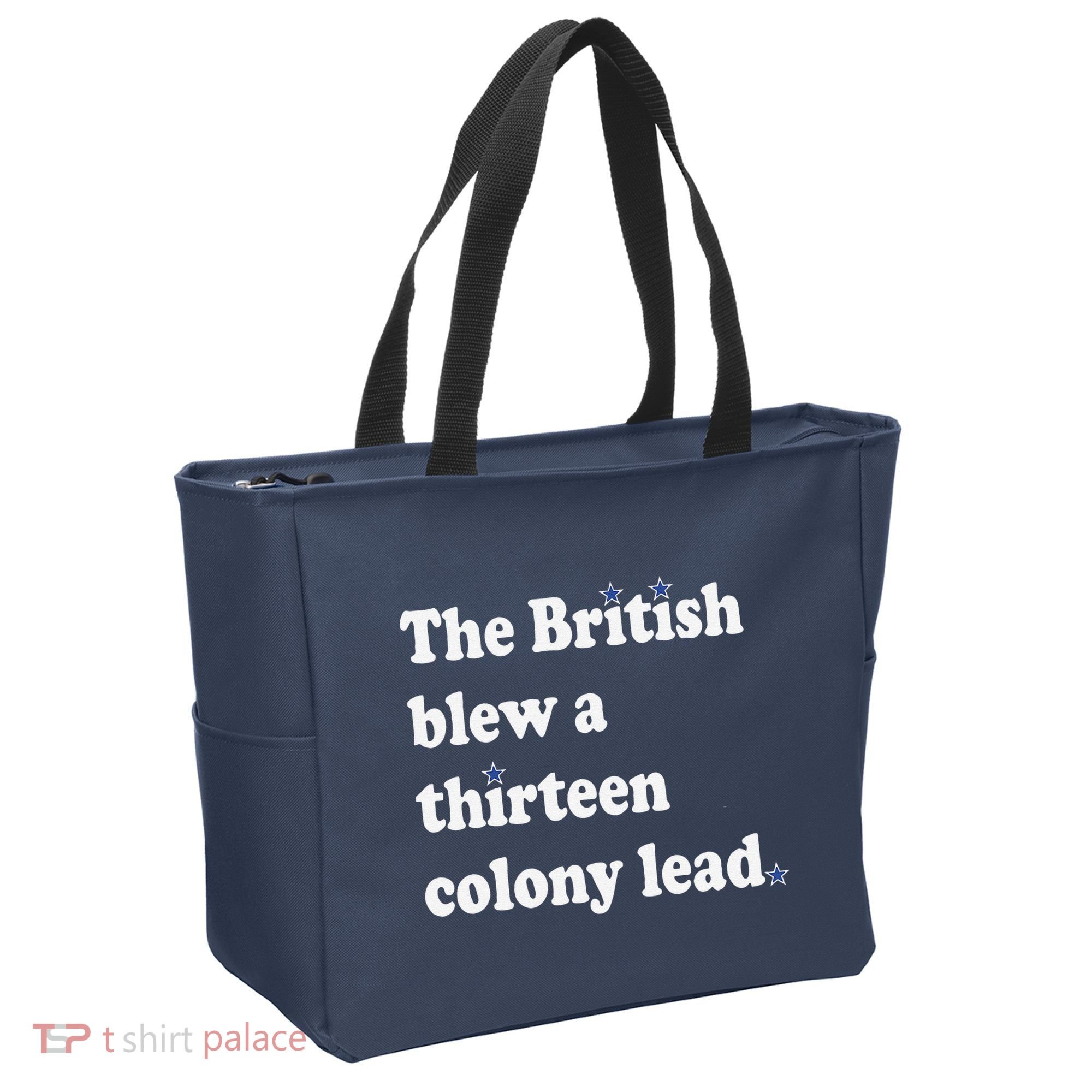 The British Blew A Thirteen Colony Lead Tote Bag