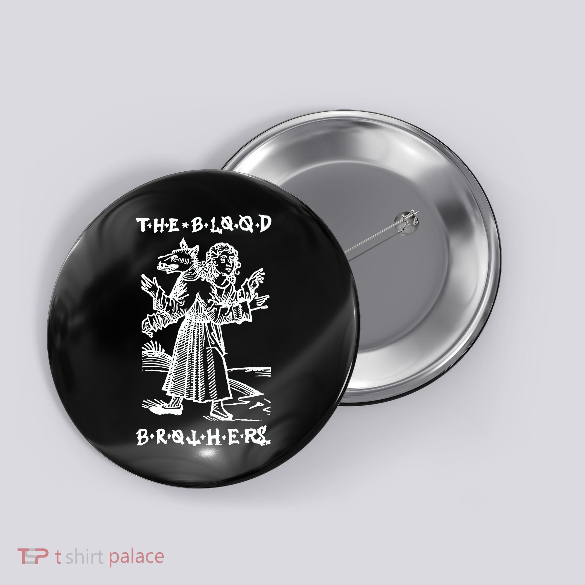 The Blood Brothers Wolf Boy Button
