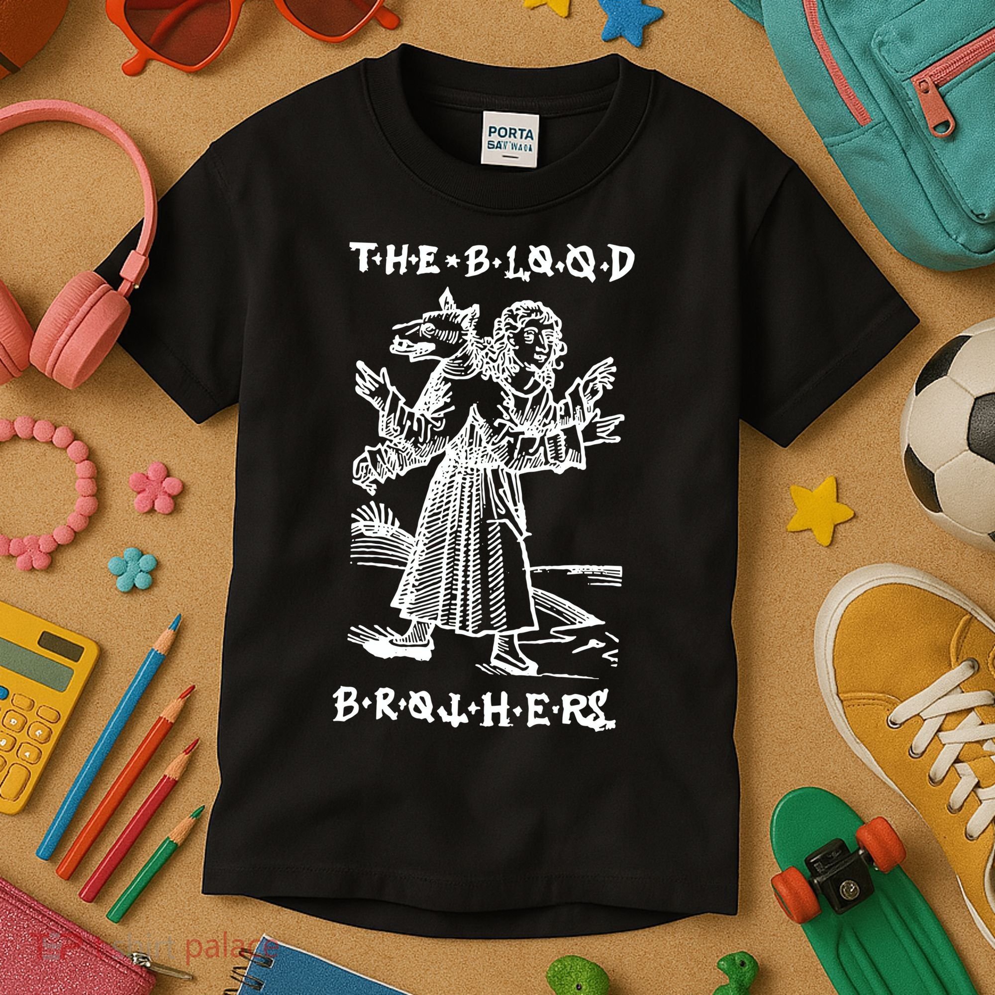 The Blood Brothers Wolf Boy Kids T-Shirt