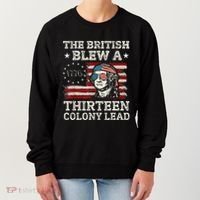 The British Blew A 13 Colony Lead Funny Women's Sweatshirt thumb 0