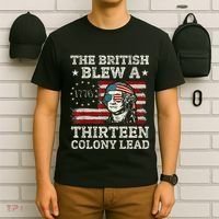 The British Blew A 13 Colony Lead Funny T-Shirt thumb 6