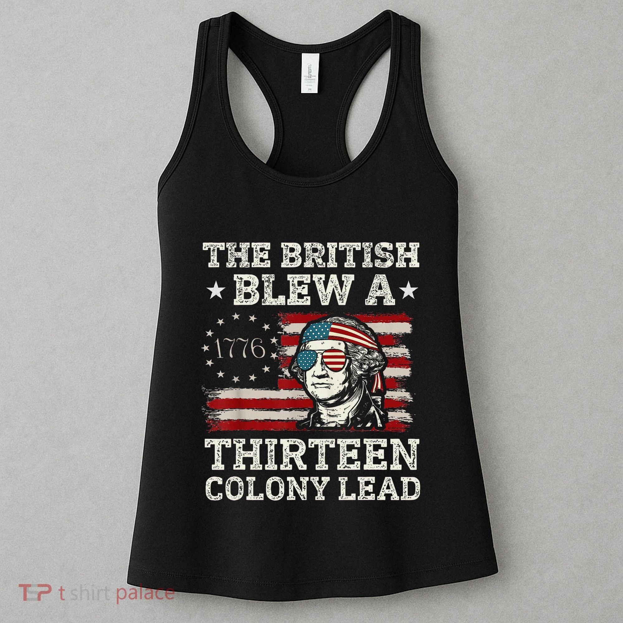 The British Blew A 13 Colony Lead Funny Women's Tank Top