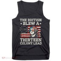 The British Blew A 13 Colony Lead Funny Tank Top thumb 0