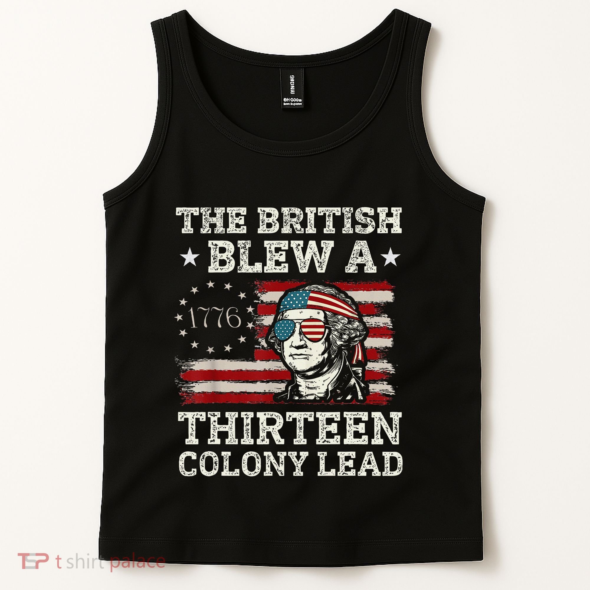The British Blew A 13 Colony Lead Funny Tank Top