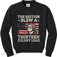 The British Blew A 13 Colony Lead Funny Kids Sweatshirt thumb 0