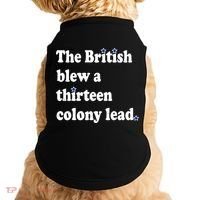 The British Blew A Thirteen Colony Lead Doggie Tank thumb 0