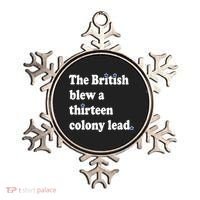 The British Blew A Thirteen Colony Lead Ornament thumb 0