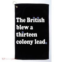 The British Blew A Thirteen Colony Lead Golf Towel thumb 0