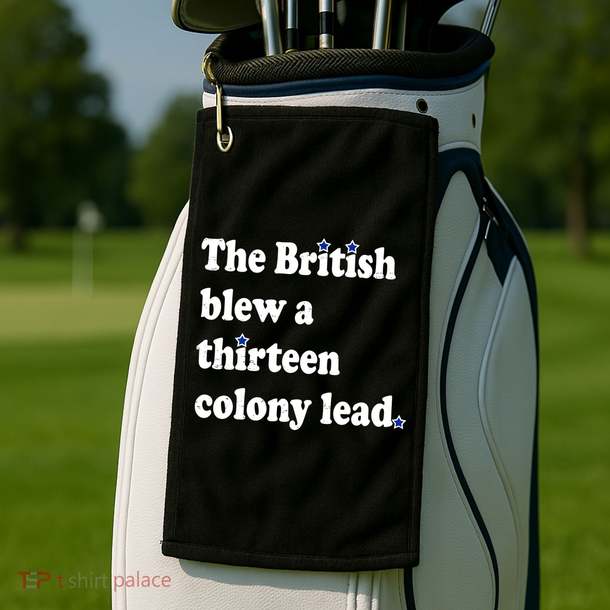 The British Blew A Thirteen Colony Lead Golf Towel