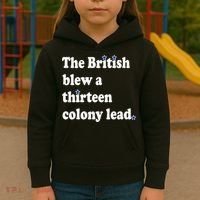 The British Blew A Thirteen Colony Lead Kids Hoodie thumb 3