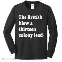The British Blew A Thirteen Colony Lead Kids Long Sleeve Shirt thumb 0