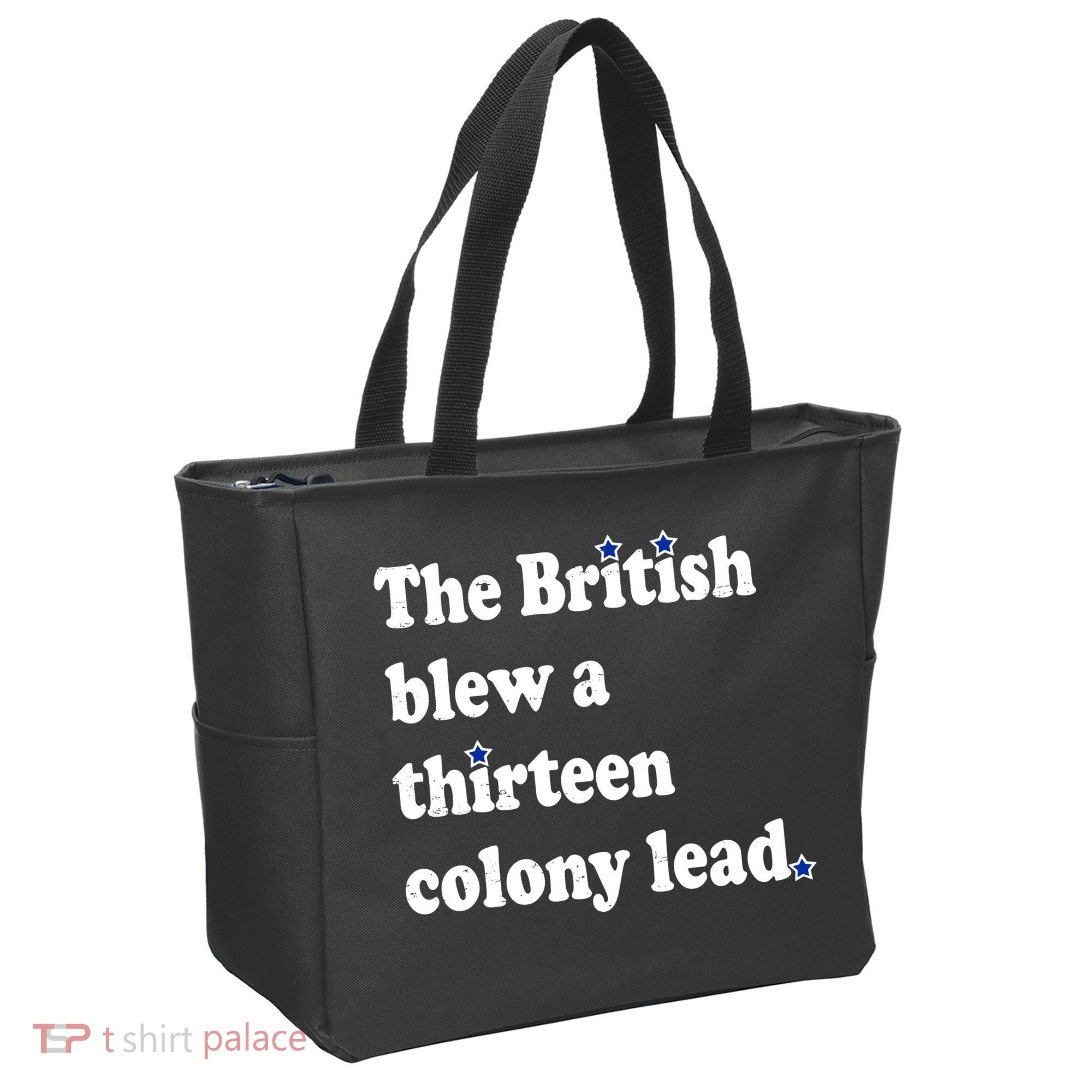 The British Blew A Thirteen Colony Lead Tote Bag