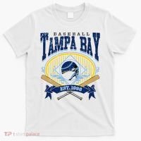 Tampa Bay Baseball Vintage Baseball Lover T-Shirt thumb 0