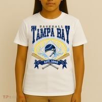 Tampa Bay Baseball Vintage Baseball Lover T-Shirt thumb 4