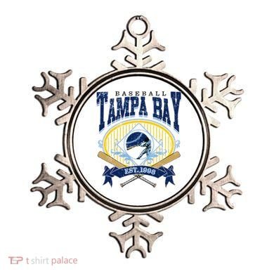 Tampa Bay Baseball Vintage Baseball Lover Ornament