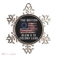The British Blew A Thirteen Colony Lead Ornament thumb 0