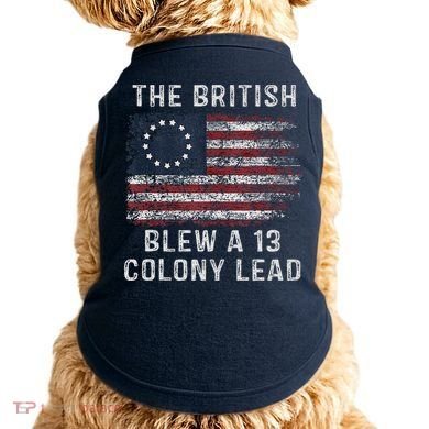 The British Blew A Thirteen Colony Lead Doggie Tank
