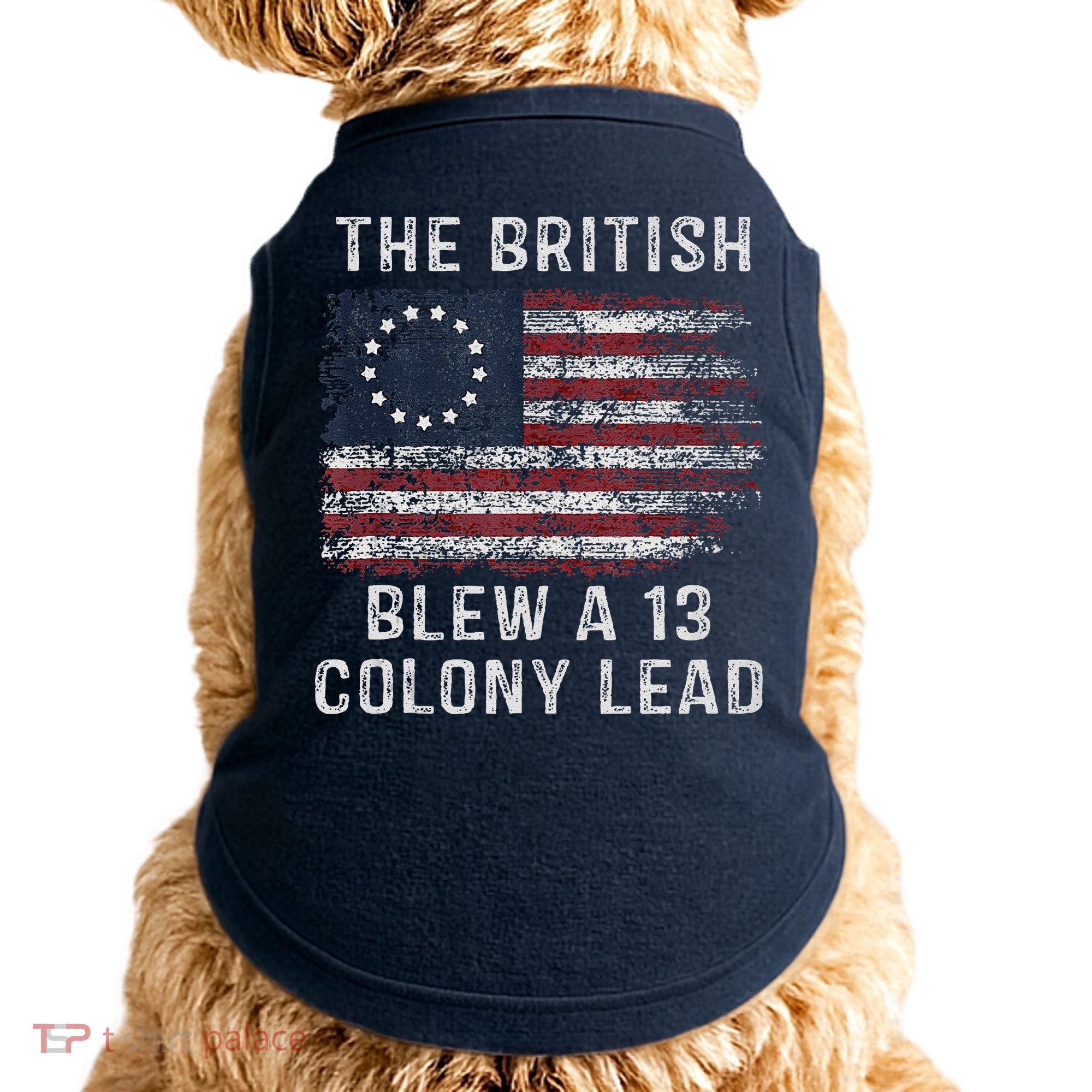 The British Blew A Thirteen Colony Lead Doggie Tank
