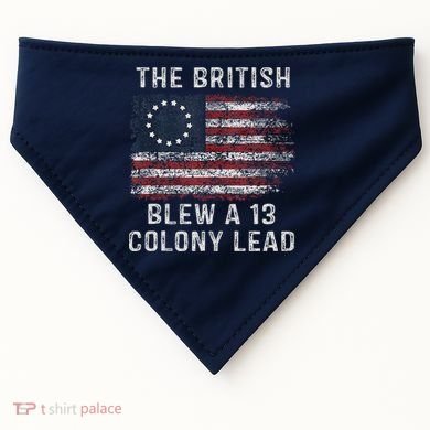 The British Blew A Thirteen Colony Lead USA-Made Doggie Bandana