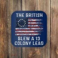 The British Blew A Thirteen Colony Lead Coaster thumb 0