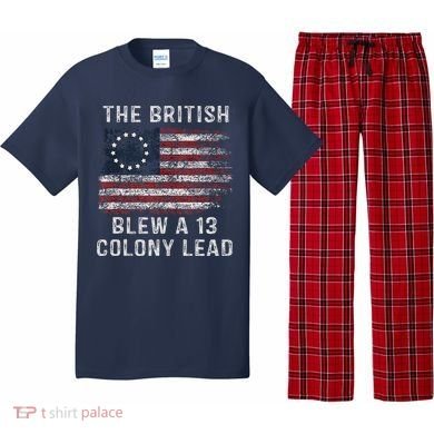 The British Blew A Thirteen Colony Lead Pajama Set