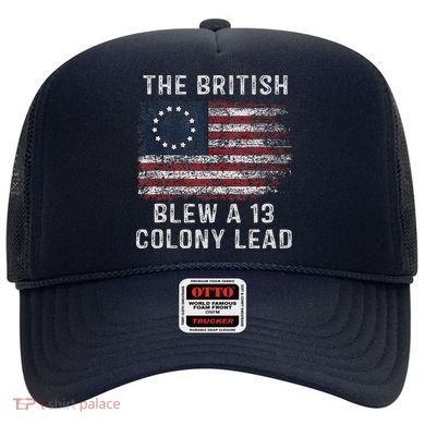 The British Blew A Thirteen Colony Lead Hat