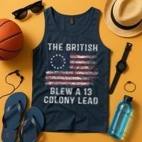The British Blew A Thirteen Colony Lead Tank Top thumb 4