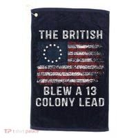 The British Blew A Thirteen Colony Lead Golf Towel thumb 0