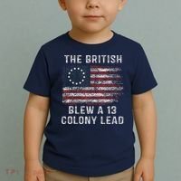 The British Blew A Thirteen Colony Lead Toddler T-Shirt thumb 2