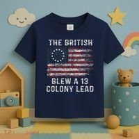The British Blew A Thirteen Colony Lead Toddler T-Shirt thumb 3