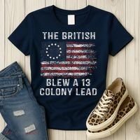 The British Blew A Thirteen Colony Lead Women's T-Shirt thumb 3