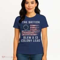 The British Blew A Thirteen Colony Lead Women's T-Shirt thumb 4